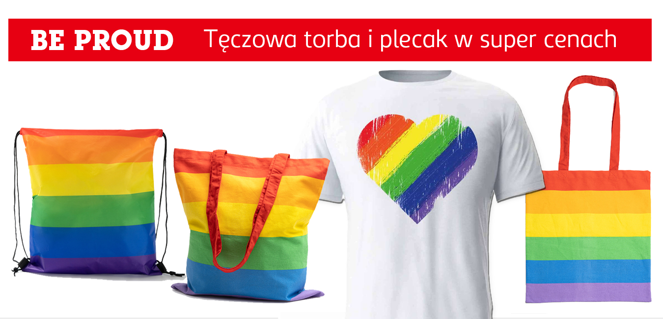 Tęczowe torby i plecaki