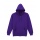 Gildan Adult Full Zip Hooded Sweat Purple S - Zdjęcie