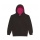 JH KIDS VARSITY HOODIE Jet Black/Hot Pink 3/4 - Photo