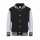 JH KIDS VARSITY JACKET Jet Black/H. Grey 12/13 - Zdjęcie