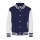 JH KIDS VARSITY JACKET Ox. Navy/White 3/4 - Zdjęcie