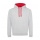 JH VARSITY HOODIE H. Grey/F. Red L - Photo
