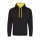 JH VARSITY HOODIE Jet Black/Sun Yellow 2XL - Photo