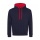 JH VARSITY HOODIE New F. Navy/F. Red 2XL - Photo