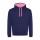 JH VARSITY HOODIE Ox. Navy/Candyfloss Pink 2XL - Photo