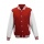 JH VARSITY JACKET F. Red/A. White L - Zdjęcie