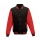 JH VARSITY JACKET Jet Black/F. Red 2XL - Zdjęcie