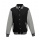 JH VARSITY JACKET Jet Black/H. Grey L - Zdjęcie