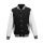 JH VARSITY JACKET Jet Black/White 2XL - Zdjęcie