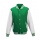 JH VARSITY JACKET Kelly Green/A. White 2XL - Zdjęcie