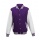 JH VARSITY JACKET Purple/A. White 2XL - Zdjęcie