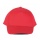 K-UP Cotton Cap-5 Panels Red - Zdjęcie