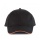 K-UP Orlando Men 6 Panel Cap Black/Orange - Zdjęcie