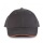 K-UP Orlando Men 6 Panel Cap Dark Grey/Orange - Zdjęcie