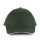 K-UP Orlando Men 6 Panel Cap Forest Green/Beige - Zdjęcie
