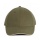 K-UP Orlando Men 6 Panel Cap Olive Green/Beige - Zdjęcie
