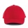 K-UP Orlando Men 6 Panel Cap Red/Black - Zdjęcie