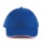 K-UP Orlando Men 6 Panel Cap Royal Blue/White/Red - Zdjęcie