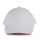 K-UP Orlando Men 6 Panel Cap White/Red - Zdjęcie