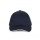 K-UP Sandwich Peak Cap-6 Panels Navy/White - Zdjęcie