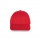 K-UP Sandwich Peak Cap-6 Panels Red/White - Zdjęcie