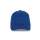 K-UP Sandwich Peak Cap-6 Panels Royal Blue/White - Zdjęcie