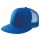 K-UP Trucker Flat Peak Cap-6 Panels Royal Blue - Zdjęcie
