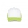 K-UP Trucker Mesh Cap-5 Panels White/Lime - Zdjęcie