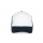 K-UP Trucker Mesh Cap-5 Panels White/Navy - Zdjęcie