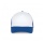 K-UP Trucker Mesh Cap-5 Panels White/Royal Blue - Zdjęcie