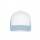 K-UP Trucker Mesh Cap-5 Panels White/Sky Blue - Zdjęcie