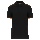 Kariban Contrast. Daytoday Polo Black/Orange S - Zdjęcie