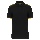 Kariban Contrast. Daytoday Polo Black/Yellow S - Zdjęcie