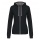 Kariban Ladies Cont. Hooded F.Zip Black/F.Grey XS - Photo