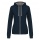 Kariban Ladies Cont. Hooded F.Zip Navy/F.Grey XS - Photo