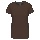 Kariban Ladies Crew Neck T 180 g Chocolate S - Zdjęcie