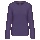 Kariban Ladies Long Sleeve T Purple S - Zdjęcie