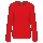 Kariban Ladies Long Sleeve T Red S - Zdjęcie