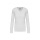 Kariban Ladies Long Sleeve V-Neck T White S - Photo