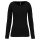 Kariban Ladies Long-Sleeved T-Shirt Black S - Zdjęcie