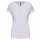 Kariban Ladies SS V-Neck T-Shirt White S - Zdjęcie