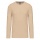Kariban Men's Long Sleeve T Light Sand S - Zdjęcie