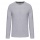 Kariban Men's Long Sleeve T Oxford Grey S - Zdjęcie