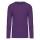 Kariban Men's Long Sleeve T Purple S - Zdjęcie