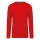 Kariban Men's Long Sleeve T Red S - Zdjęcie