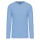 Kariban Men's Long Sleeve T Sky Blue S - Zdjęcie