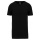 Kariban Men's SS V-Neck T-Shirt Black S - Zdjęcie