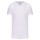 Kariban Men's SS V-Neck T-Shirt White S - Zdjęcie