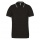 Kariban Men SS Polo Black/L.Grey/White S - Zdjęcie