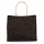 Kimood Jute Beach Bag Black/Silver - Photo
